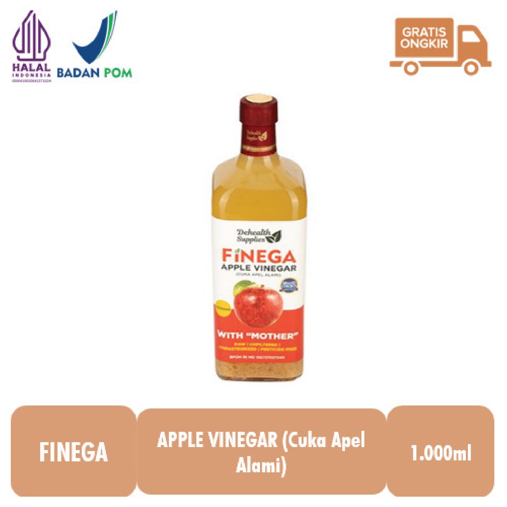

Finega Apple Vinegar 1.000ml / Cuka Apel Alami