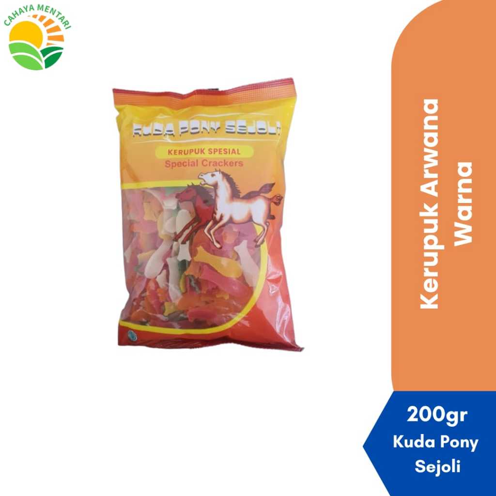 

KERUPUK MENTAH 200GR CAP KUDA PONY SEJOLI