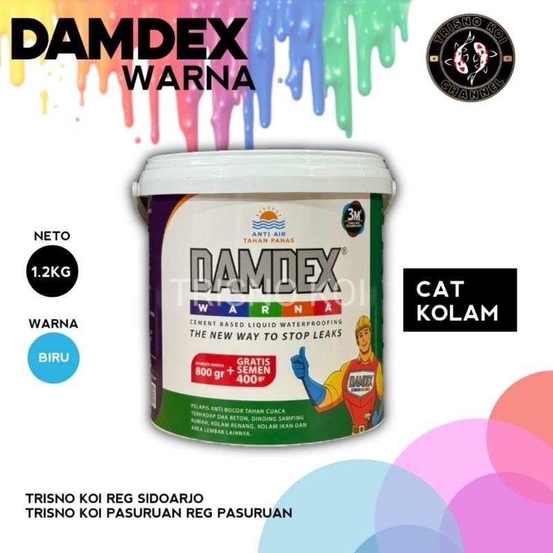 DAMDEX WARNA BIRU - 1,2KG PELAPIS ANTI BOCOR