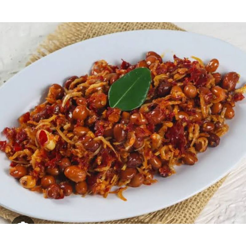 

Ikan teri balado kacang,tempe daun jeruk renyah pedas
