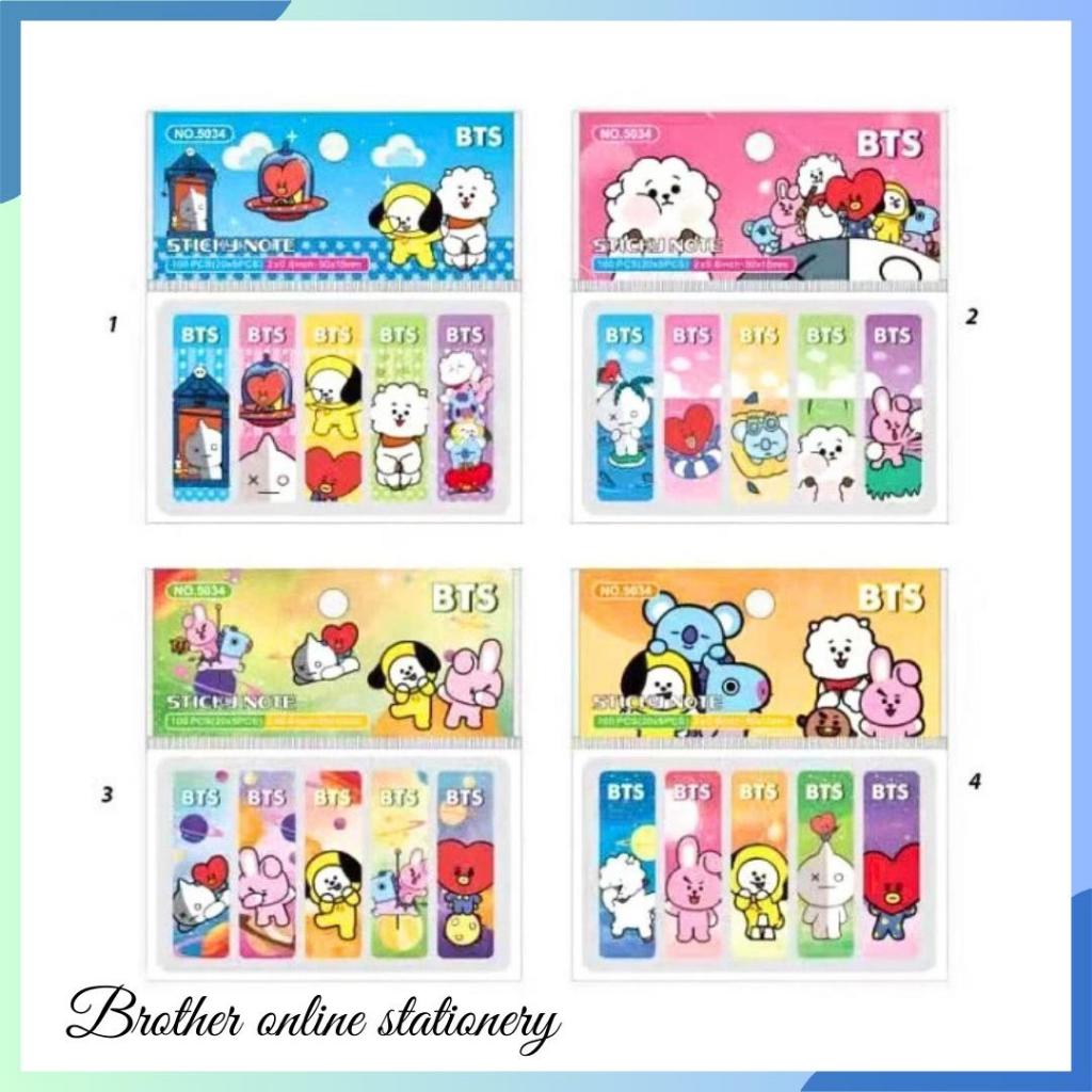 

BOS Sticky Note/ Pembatas Buku/ Tempelan Kertas Catatan/ Pembatas Buku Cute Imut