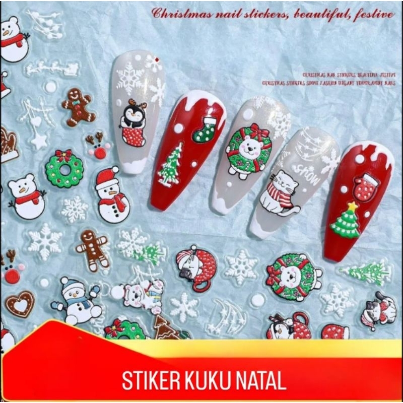 Stiker kuku / stiker kuku naga / stiker kuku ular / stiker kuku firework / Nail art sticker / stiker