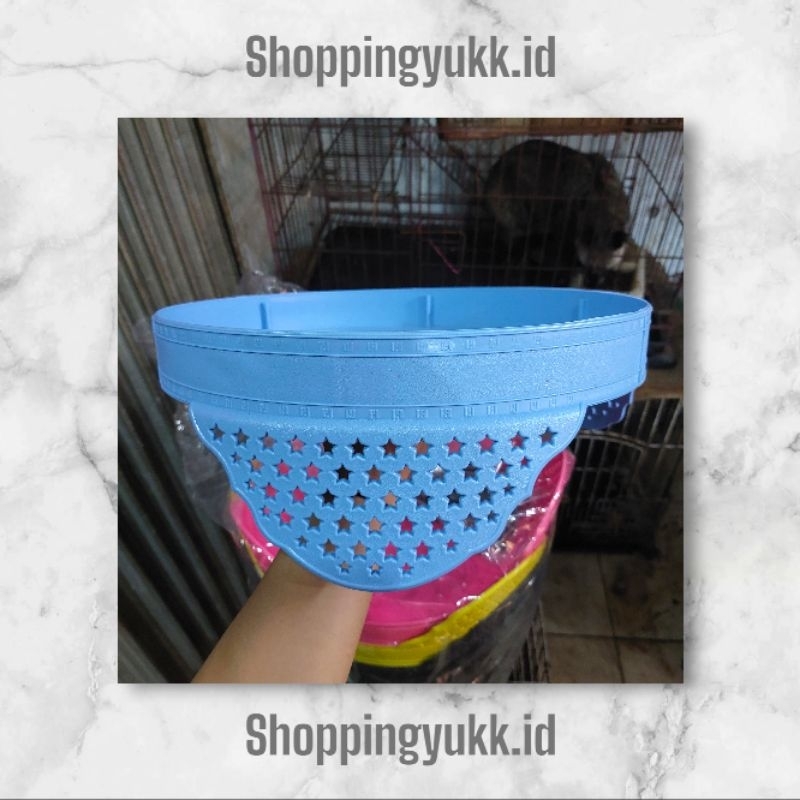 Tebok plastik Kandang Lovebird standar dan kandang lovebird pendek