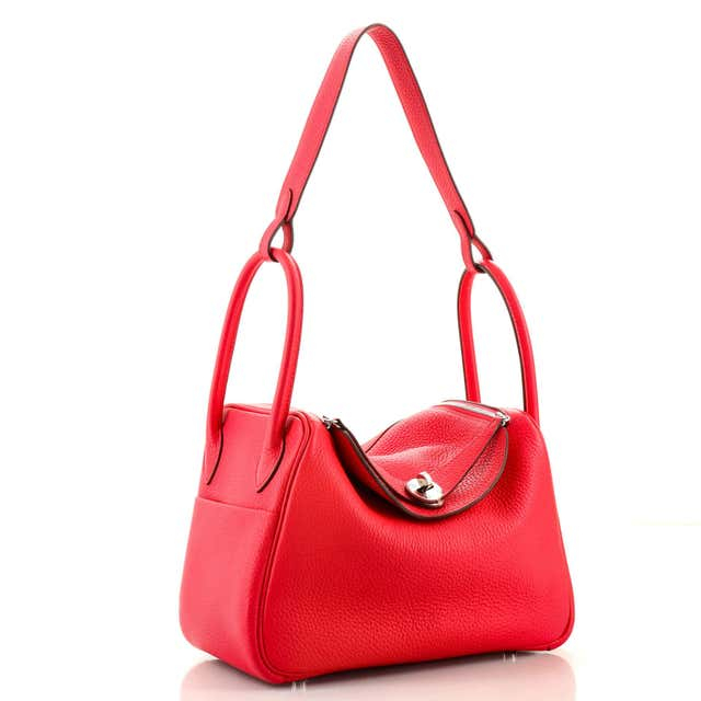 Tas 26Hermes Lindy26 Warna Merah Premium Tas Selempang Wanita