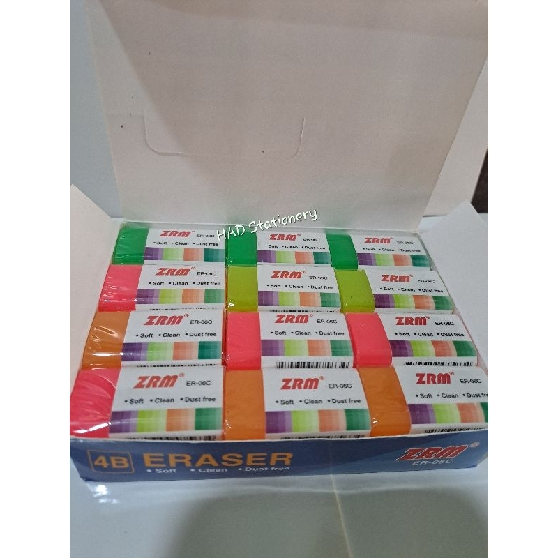 

Penghapus ZRM ER-06C 4B/Colour Eraser ZRM