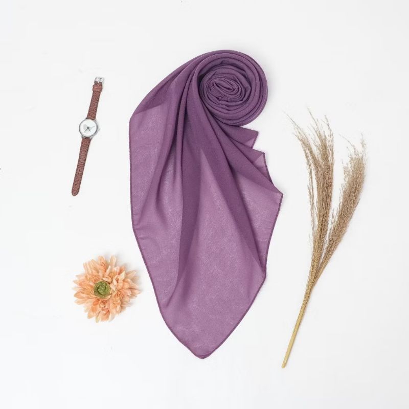 HIJAB BELLA SQUARE POLYCOTTON - Segi Empat Bella Square Kualitas Original Premium Makassar