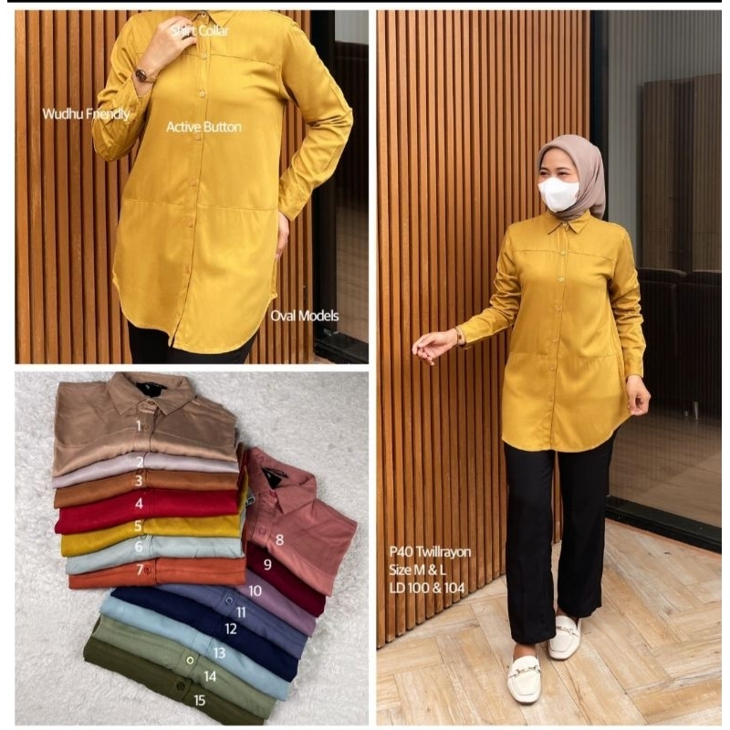 P40 KEMEJA NURAMA RAYON TWILL PREMIUM MOTIF LIST