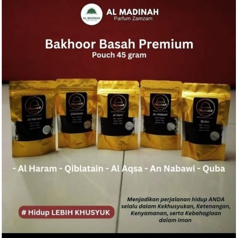 AL MADINAH - BAKHOOR SERIES  -  Buhur Bukhur Arab Dupa - Pengharum Ruangan - AL MADINAH PARFUM ZAMZA