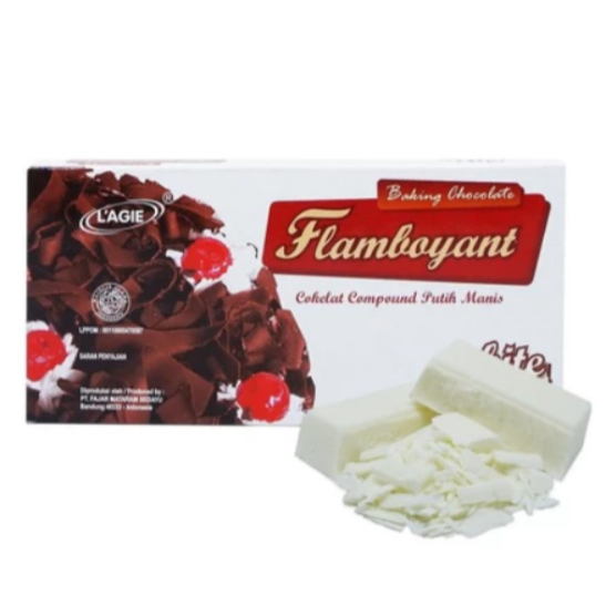 

L'agie Flamboyant white chocolate 250g