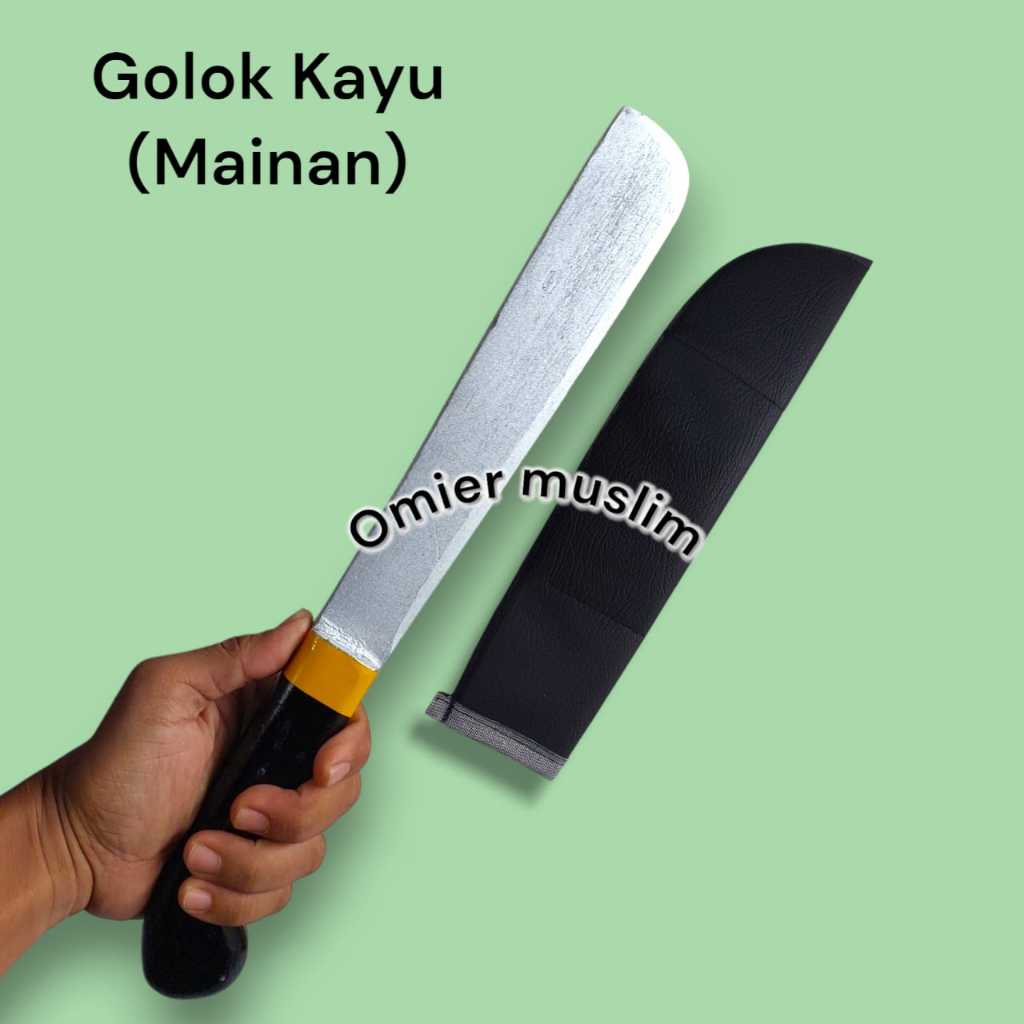Golok Kayu Mainan Anak Untuk Latihan Silat I Golok Golokan Anak