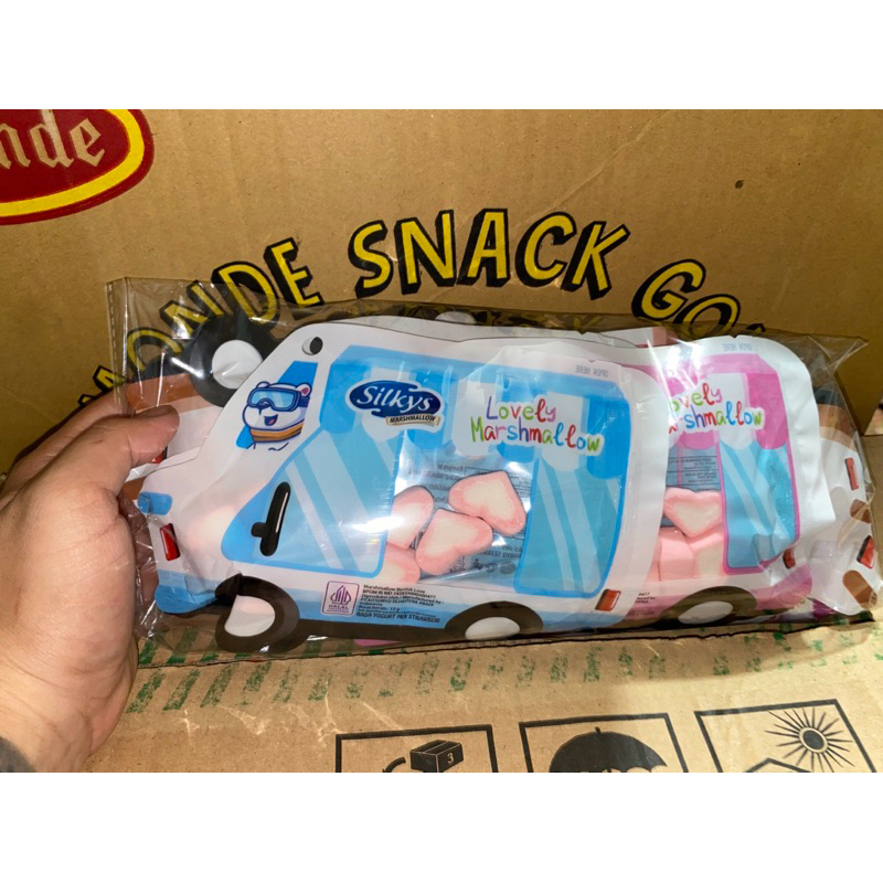 

Silkys Marshmallow – 1 Pack Isi 10 Pcs Cemilan Empuk & Manis