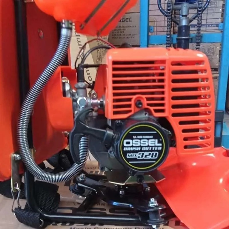 OSSEL Potong Rumput Gendong Pemotong Rumput 2 Tak 2 Stroke Bensin Campur MIX-328 MIX 328 OSSEL