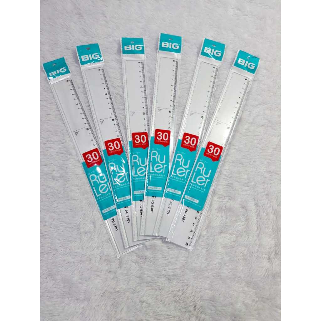 

Penggaris 30 cm Merk BIG Penggaris Serbaguna
