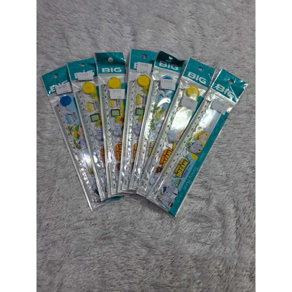 

Penggaris 15 cm Merk BIG Karakter Animal