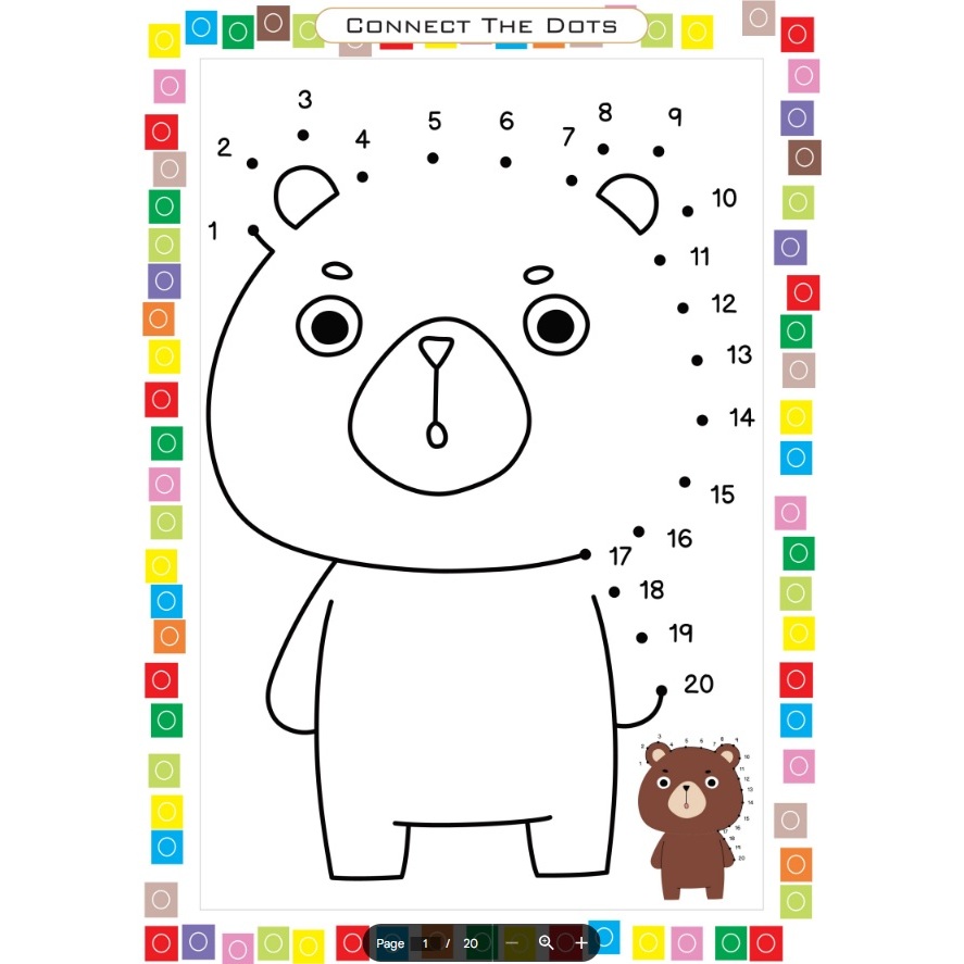 Ebook Printable Worksheet Anak Activity