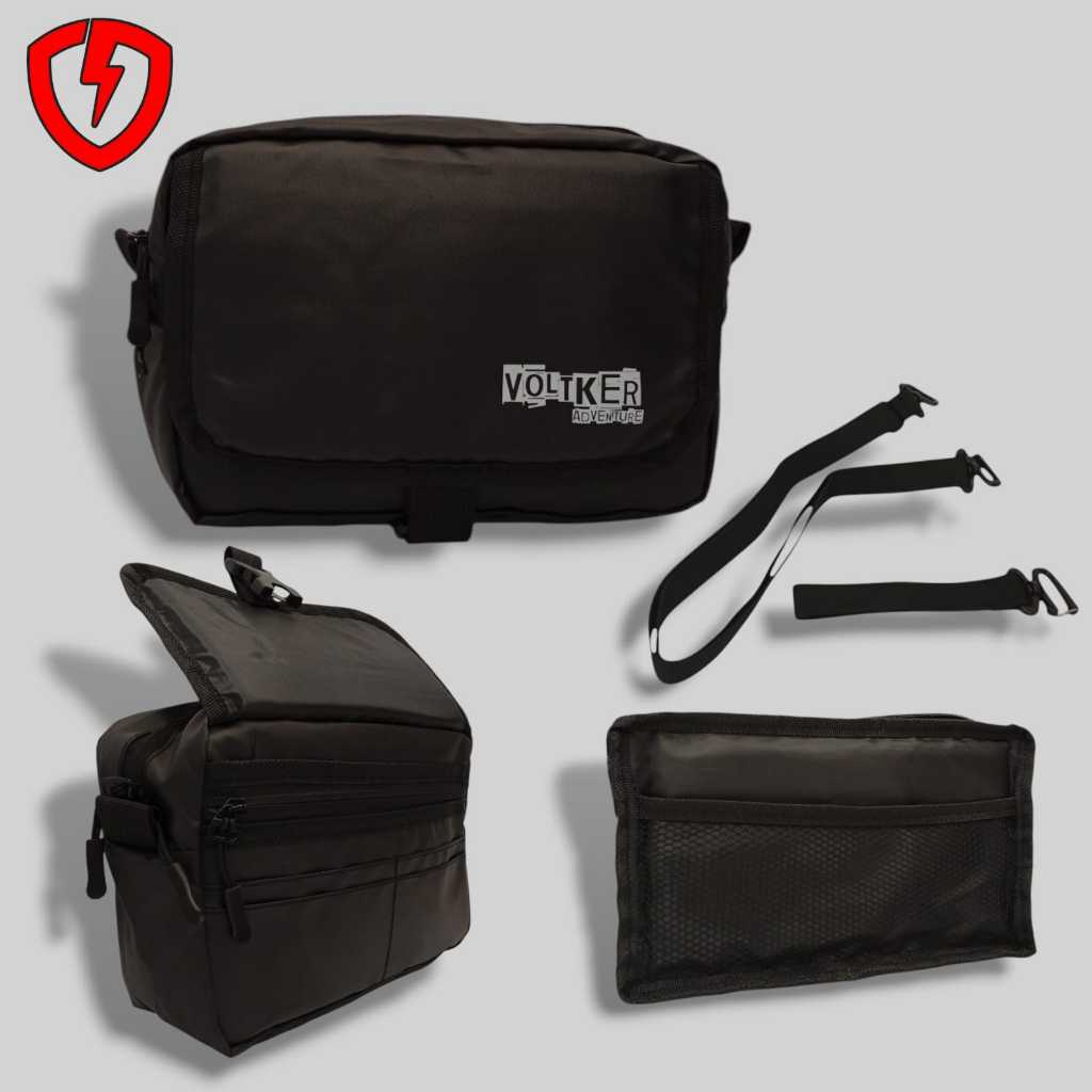 Handbag/pouch/tas selempang/tas tangan unisex/bahan bimo waterproof/voltker v1 elegant/bisa cod