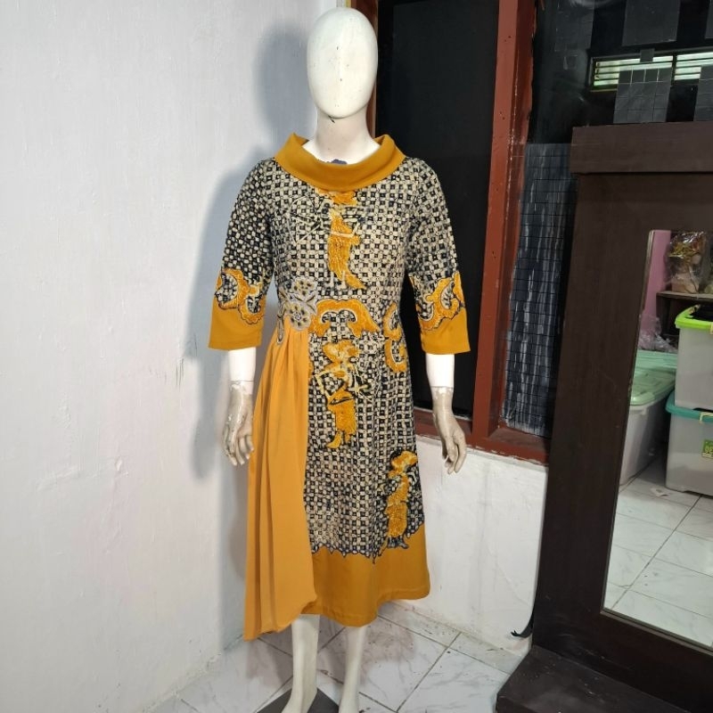 Tunik Batik Tulis Motif Wayang