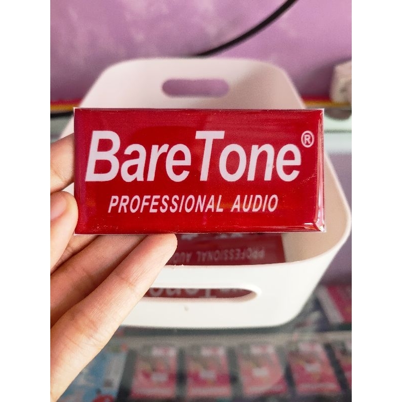 LABEL BARETONE PROFESSIONAL AUDIO PERSEGI | EMBLEM BARETONE PROFESSIONAL AUDIO | LOGO BARETONE PROFE