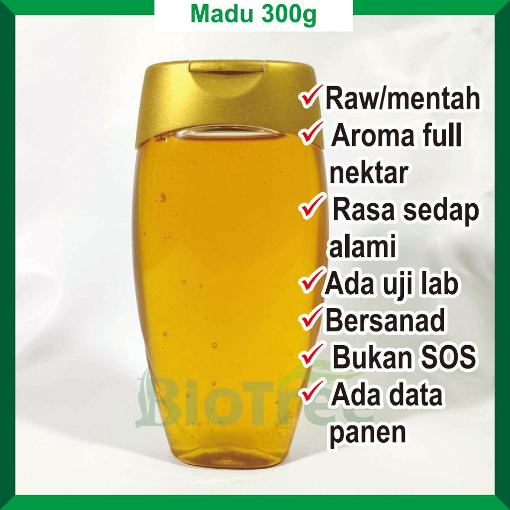 

Madu Mentah Murni Kemasan Botol Squezee Ukuran 300gr Non Label Siap Jual