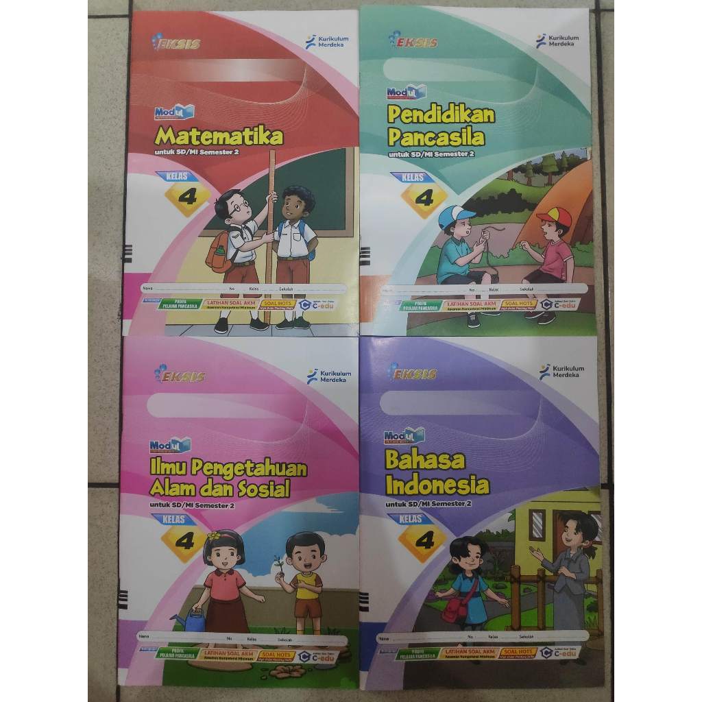 LKS EKSIS KELAS 4 SD SEMESTER 2 PENDIDIKAN PANCASILA .B INDONESIA. MATEMATIKA, IPAS, SENI RUPA THN 2