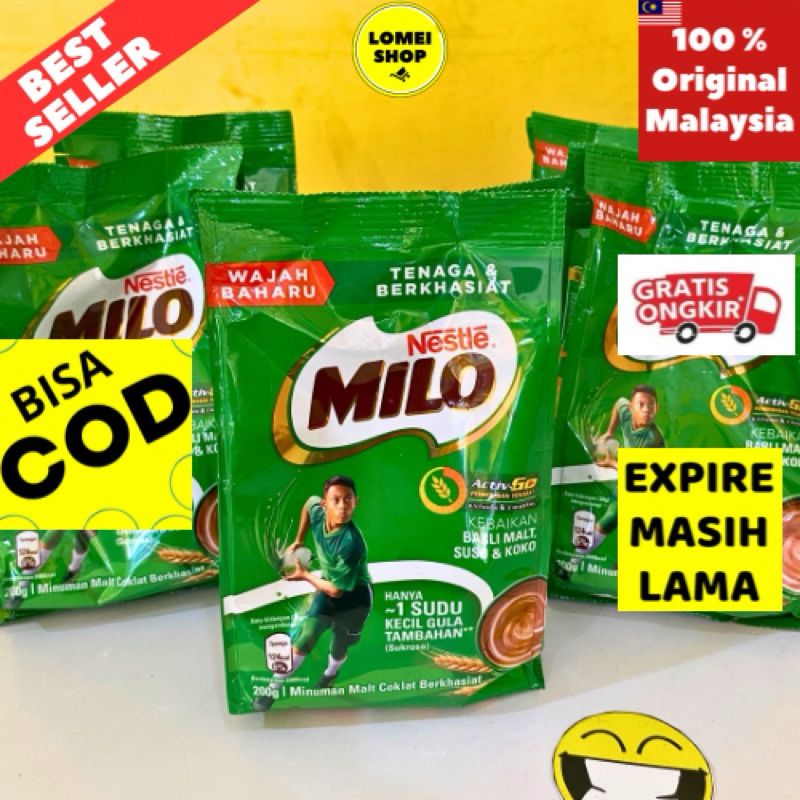 

MILO 200 Gr MALAYS1A / MILO NEGARA TETANGGA / MILO ASLI