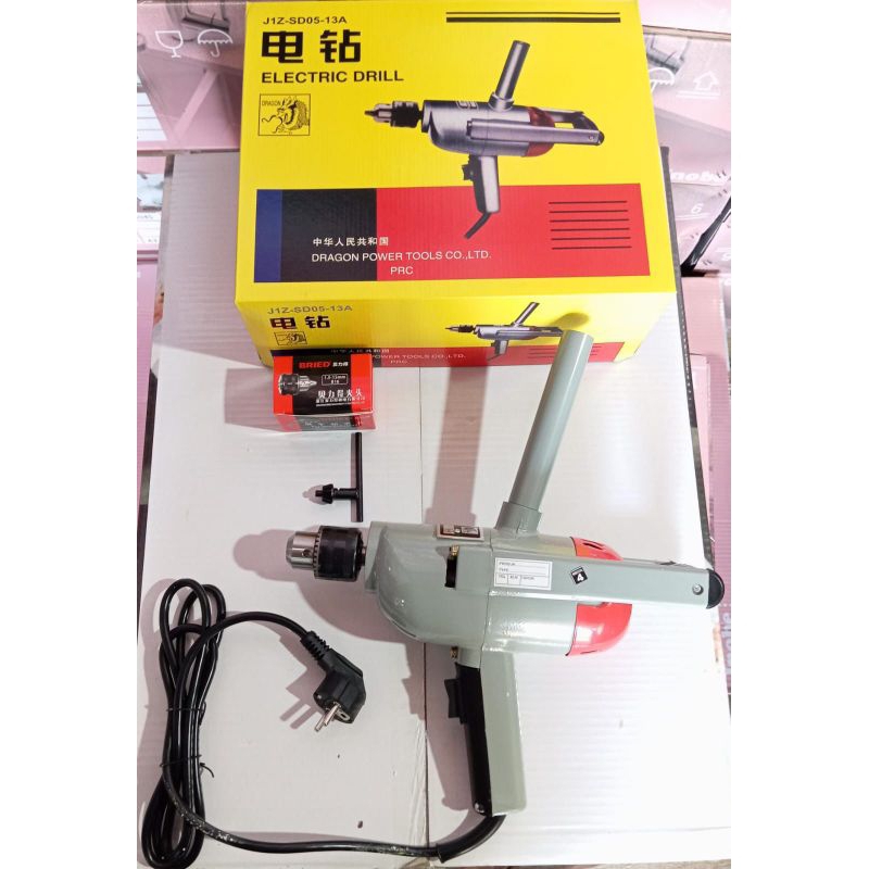 Mesin Bor Listrik Dragon J1Z - SD05 - 13mm Body Besi