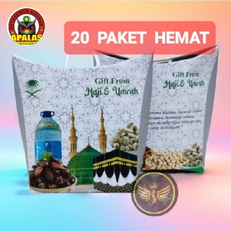 

20 PAKET HEMAT OLEH-OLEH HAJI DAN UMROH PEKET LENGKAP PAKET EKONOMIS