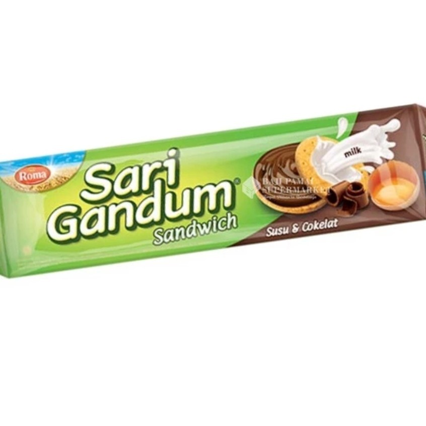 

ROMA SARI GANDUM SANDWICH BISKUIT 108 GR