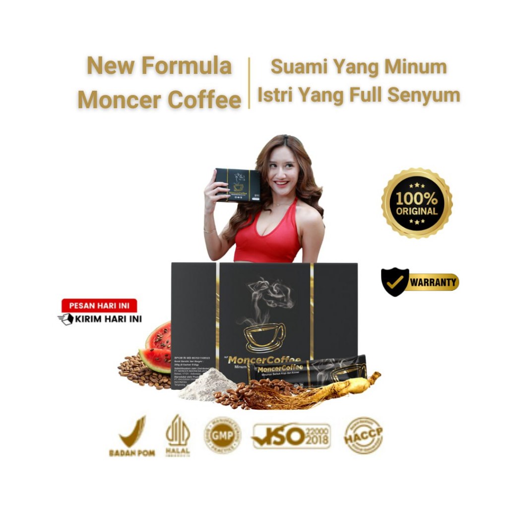 

Moonceer Coffee Original Pria Dewasa 100% Herbal Alami Bersertifikat Bpom Privasi Aman Tanpa Efek Samping