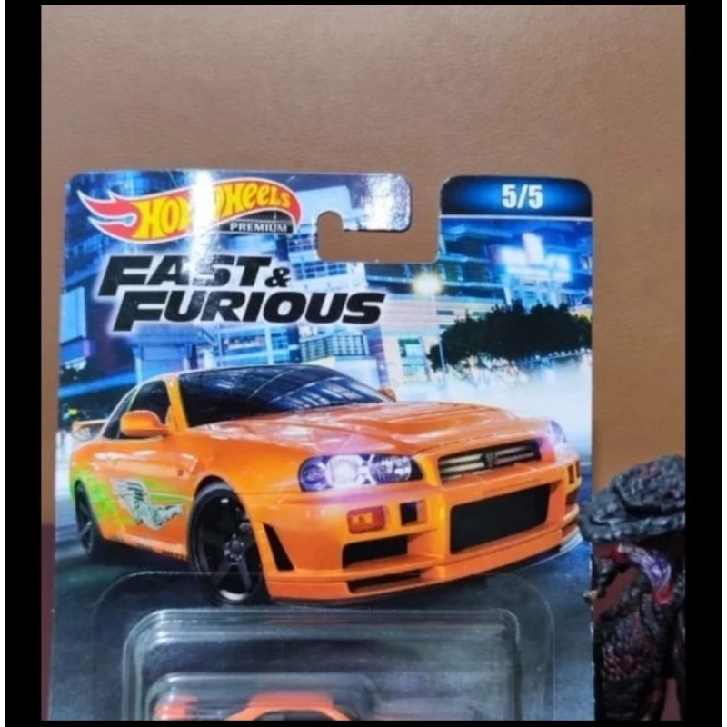 hot wheels fast n furious Nissan skyline R34