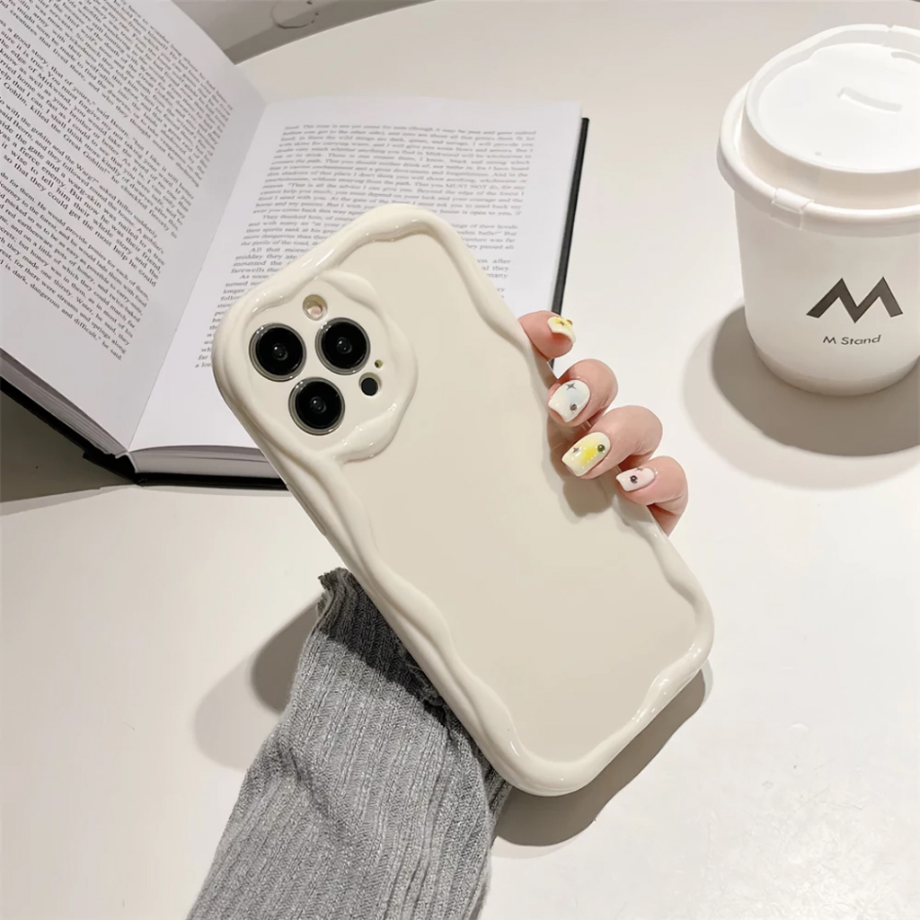 CASE CURLY FOR HP VIVO Y12S / Y20 / Y20S - Case Gelombang - Case Vivo - Case Curly Wave - Case Terba