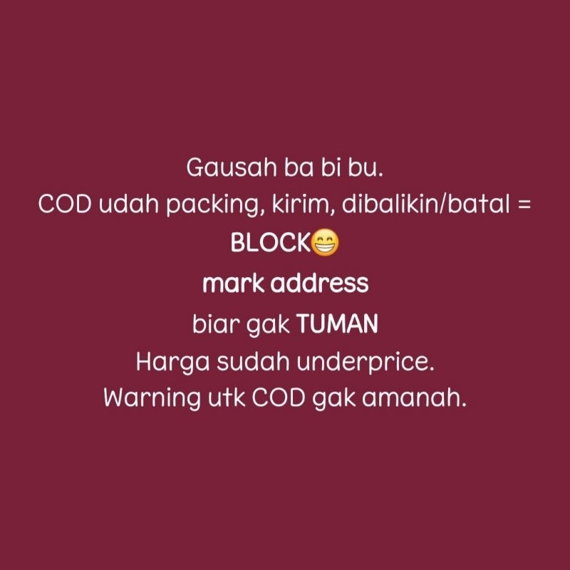 

WARNING‼️