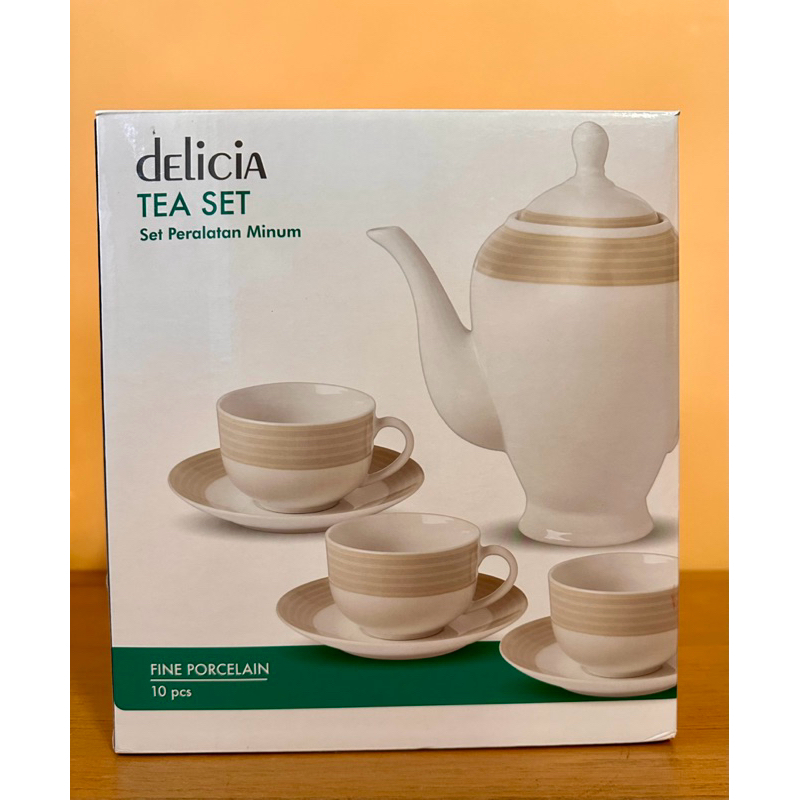 Delicia 10pcs Tea Set Keramik