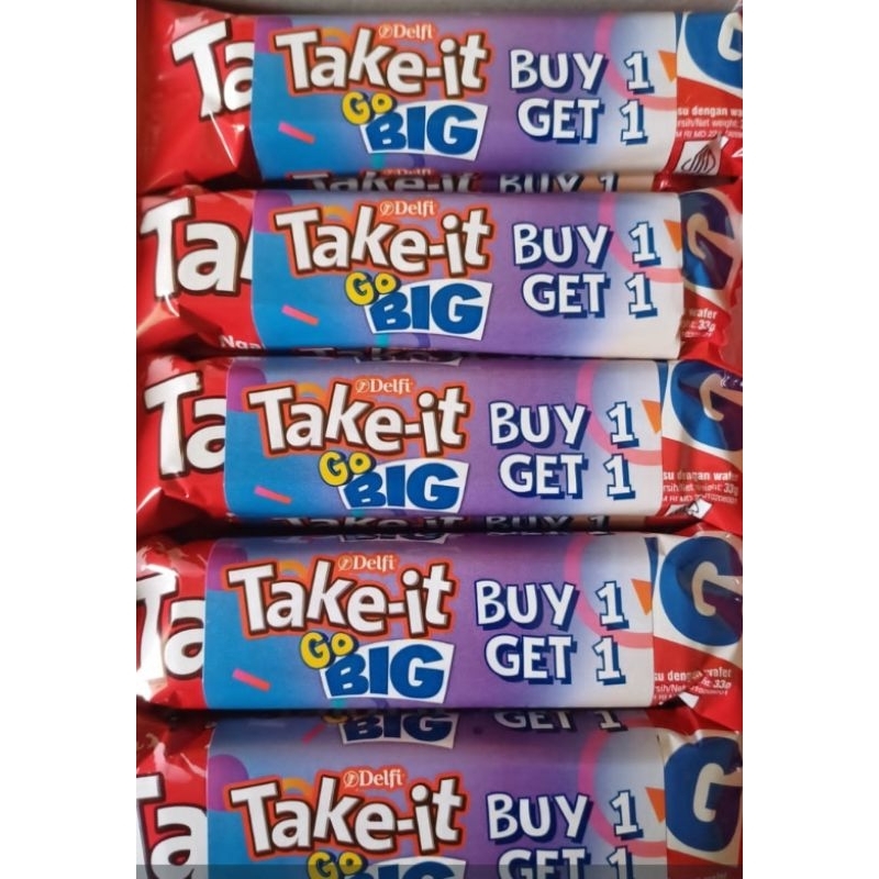 

Coklat Delfi Take-it Big Cokelat Buy 1 Get 1 Free