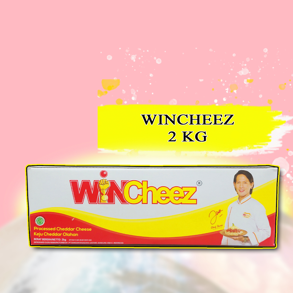 

WINCHEEZ 2 KG - KEJU WINCHEEZ 2 KILOGRAM BLOK CHEESE CHEF JUNA win ok!