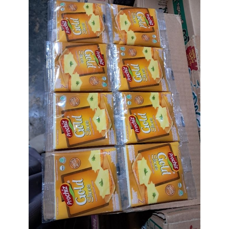 

Paket 8bks Prochiz slice, Prochiz saset,1 bungkus isi 2 slide,total 16 slide