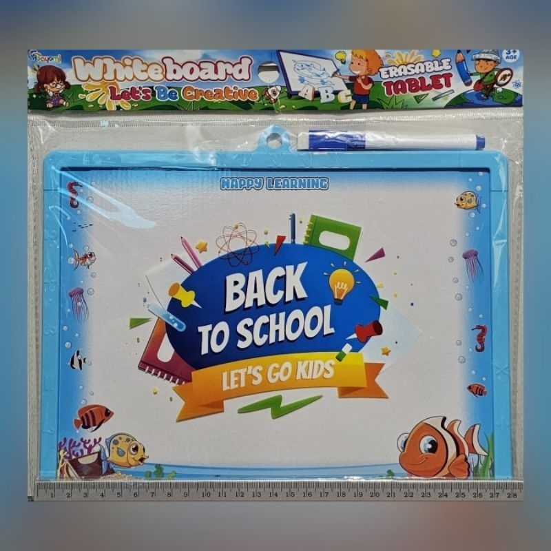 

White Board IE 01 03 Erasable Tablet Papan Gambar Tulis Spidol ATK Stationery Termurah Terlaris Drawing Board Kado Hadiah Anak Pasti Suka
