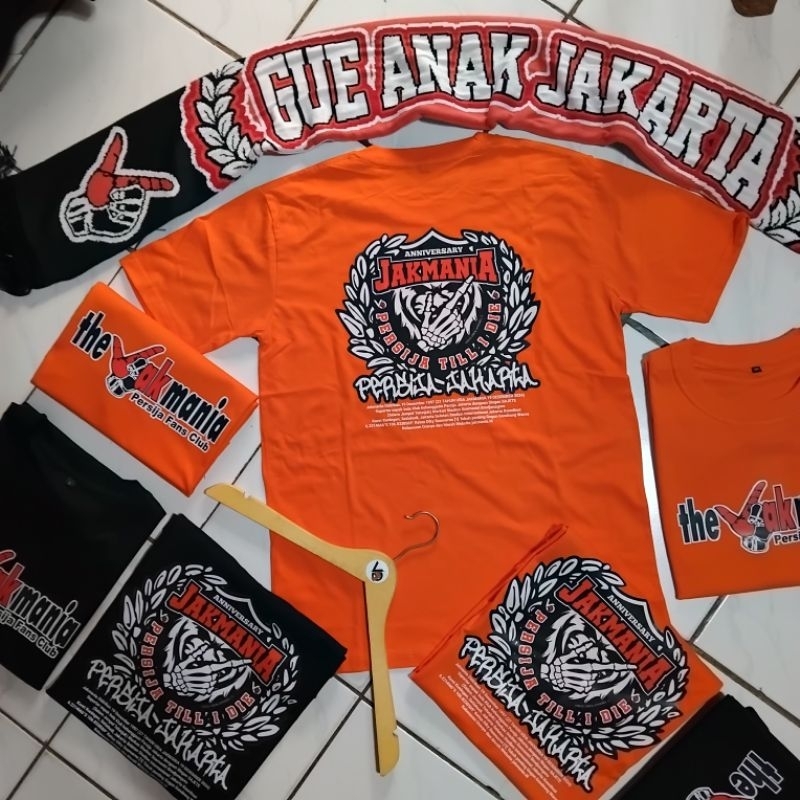 virus oren tshirt kaos anniversary jakmania 27 years limited editions