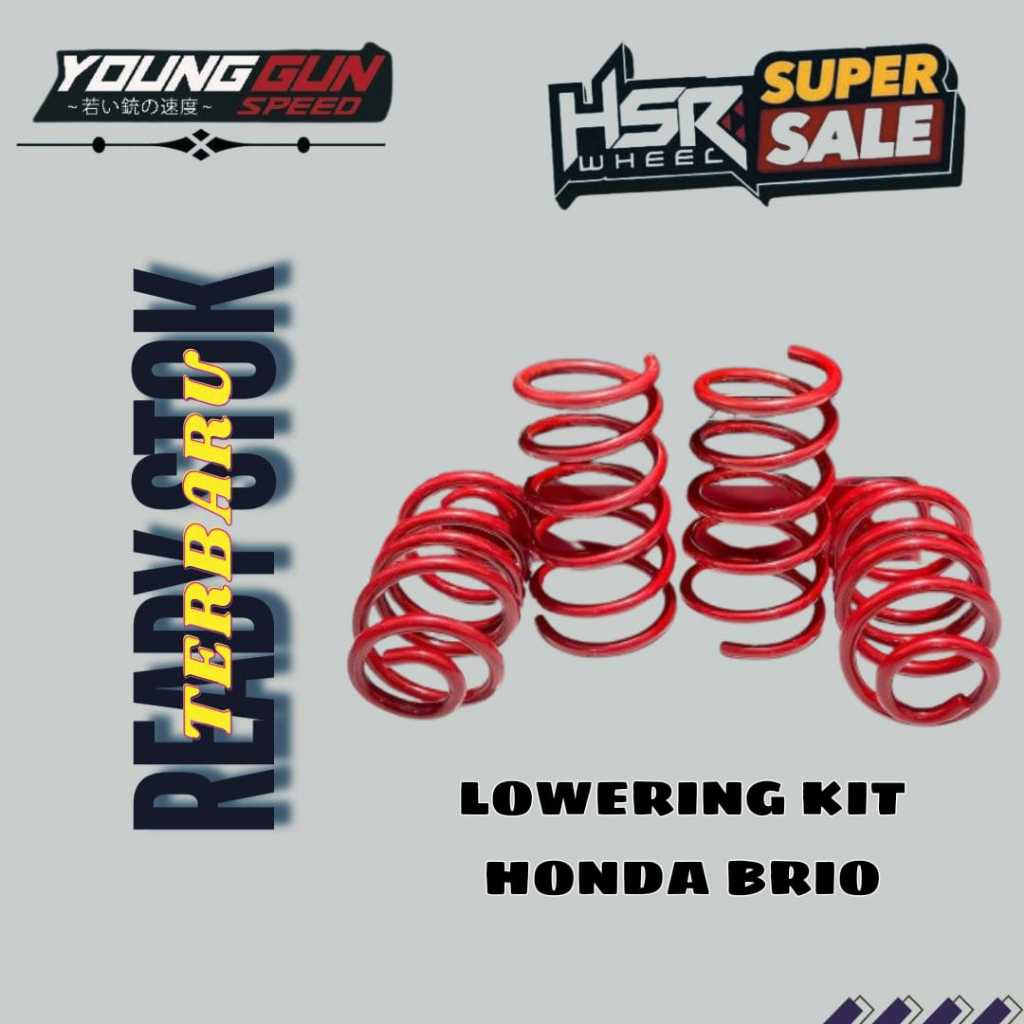 Spring Lowering Kit Honda Brio Per Mobil Depan Belakang