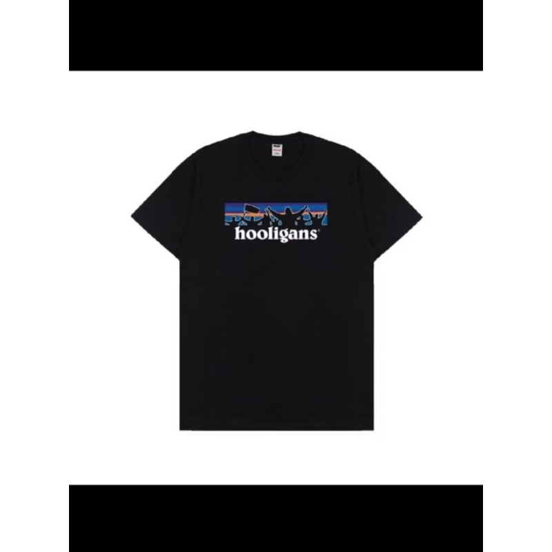 T-shirt HOOLIGANS Ventura-Black || Kaos HOOLIGANS || Kaos Atasan Pria
