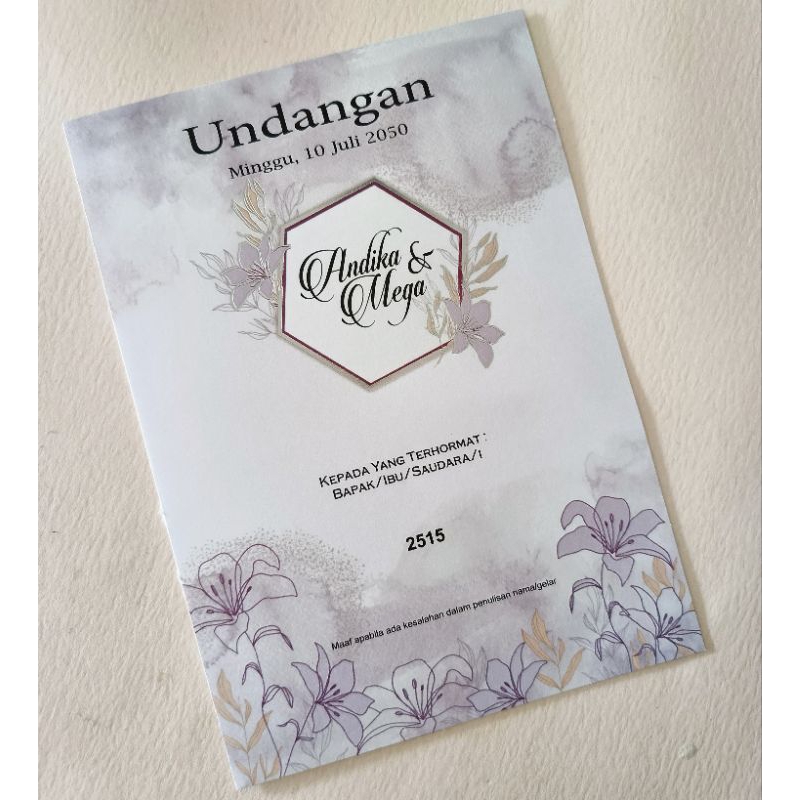 Undangan ERBA 2515 BACA DESKRIPSI