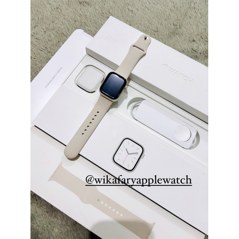 Apple Watch Series 8 dan Series 7 Fullset Original (NO MINUS)