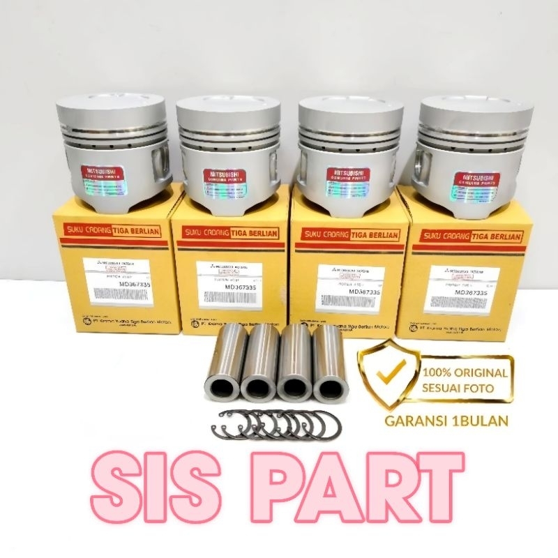 Piston Assy Mitsubishi L300 4D56 4D55 All Over Size