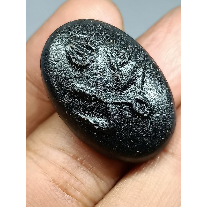 Batu Akik Badar Besi Lafadz Muhammad , Nempel Magnet , Jumbo