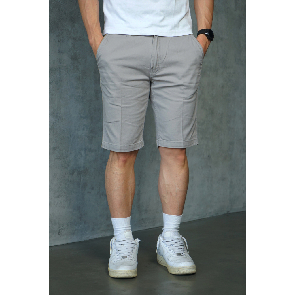 FOREX Chinos Pendek Pria Regular Fit Stretch