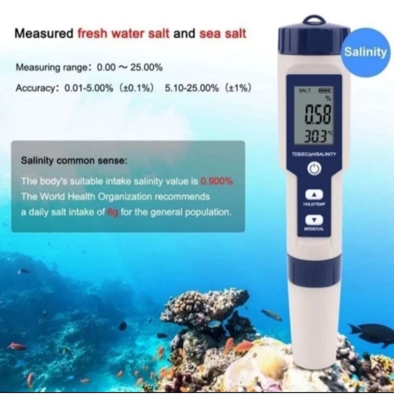 YY400 Hydrogen PH ORP Temp Water Tester 4 in1 Meter H2 YY-400 Hiidrogen