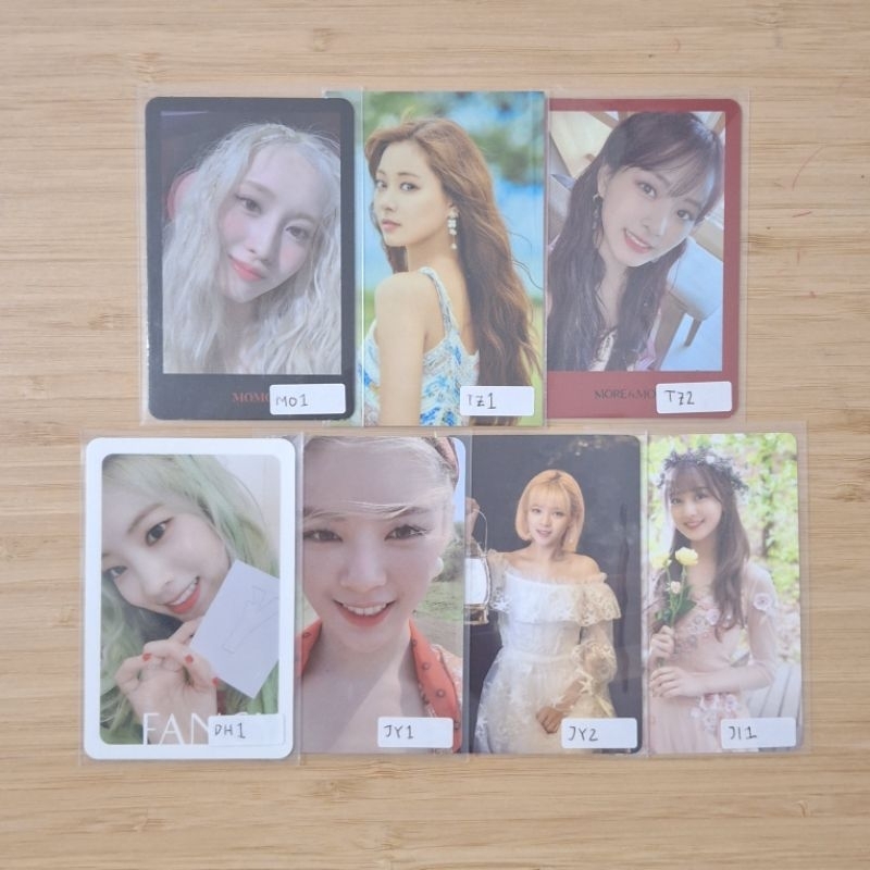 TWICE Momo Tzuyu Dahyeon Jeongyeon Jihyo PC Photocard - More & More Fancy Twice 2nd Tour Twice Land 