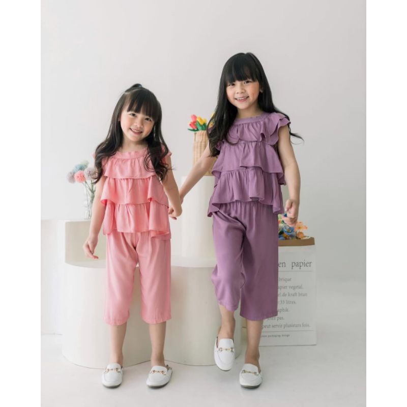 Baju Anak Perempuan Setelan Cassandra By Lucuna