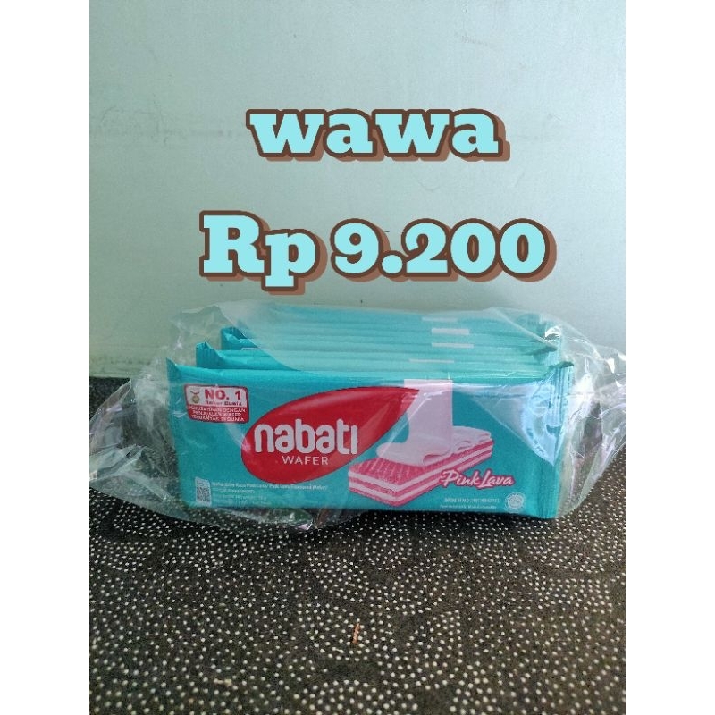 

nabati wafer pink lava kemasan renteng isi 10 pcs