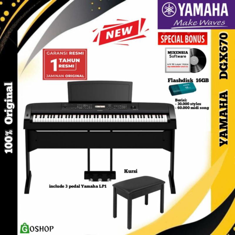 Digital Piano Dgx 670 Yamaha Dgx670  DGX670 Original